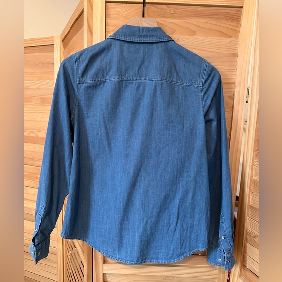 SÉZANE SERVANNE SHIRT Denim size 36(US 4) TTS - Picture 5 of 6